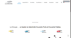 Desktop Screenshot of groupe-secre.com